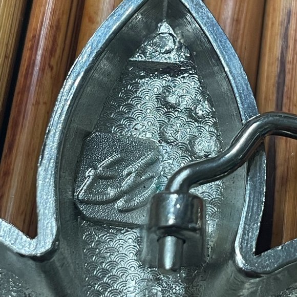 STUNNING Vintage Fleur De Lis Rhinestone Encrusted HAND DECORATED BELT BUCKLE - Picture 7 of 8